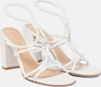 Gianvito Rossi Sandali Cage 85 in pelle