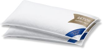 Excellent 3-Kammer-Kopfkissen »Venedig, Grössenauswahl: 40x40-80x80 cm« Füllung: weisseneueDaunenKlasseI100DaunenAussenweisseneueFedernKlasseI100FedernInnen 2 S