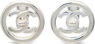 Chanel 1997 CC turn-lock clip-on earrings - women - Silver Plated - One Size