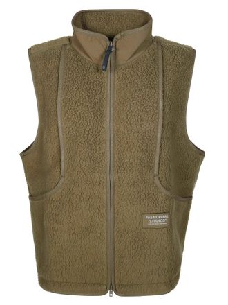 Pas Normal Studios Off-Race Pile High Collar Reinforced Fleece Vest