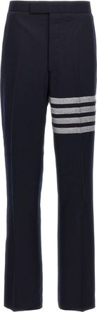 Thom Browne 4 Bar Pantaloni Blu-Uomo