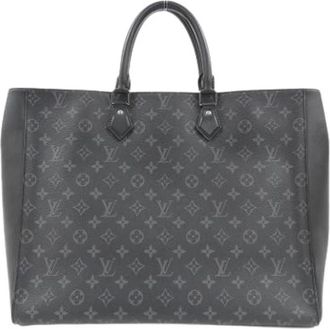 Louis Vuitton Pre-owned Canvas Tote Bag - Heren - Vintage Shopper - Zwart - ONE Size - Vintage