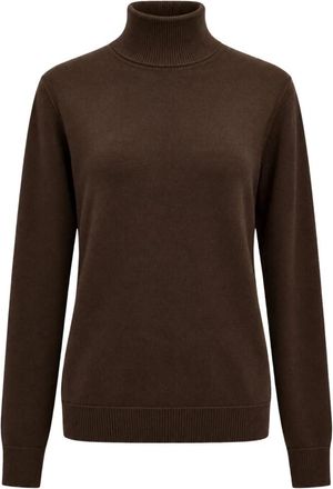 Akep Turtleneck Trui - Dames - Coltruien - Bruin - XL - Truien & Vesten