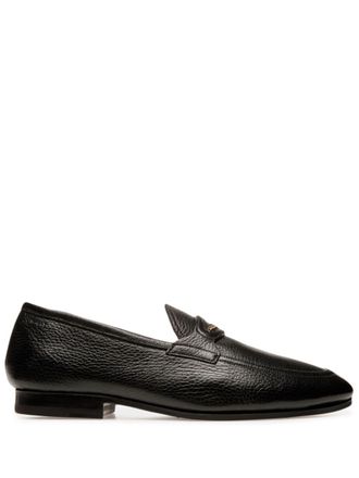Bally Pesek leather loafers - men - Deer Skin - 43.5 - Black