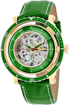 Christian Van Sant Dome Automatic Silver Dial Mens Watch CV0751