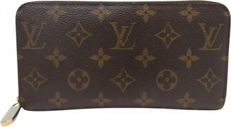 Louis Vuitton Monogram Brown Pvc Long Wallet (Bi-Fold) (Pre-Owned)