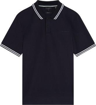 Ted Baker Except Regular Branded Navy Polo Shirt