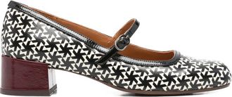 Chie Mihara Reni pumps met patroon - Zwart