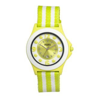 Crayo Carnival Quartz Lime and White Dial Ladies Watch CR0706