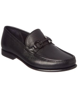 Ferragamo Ferragamo Crown Gancini Bit Leather Loafer
