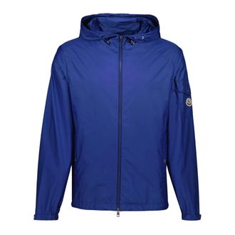 Moncler Light Jackets, male, Blue, Size: 2XL Etiache Windbreaker