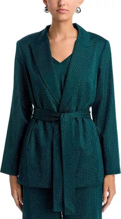 Emanuel Ungaro Willow Crystal Jacket In Pine