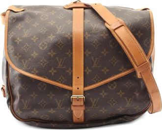Louis Vuitton Borsa a spalla Saumur 35 con monogramma 1994 - Marrone
