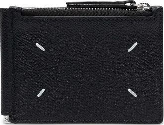 Maison Margiela zip detail wallet - Black