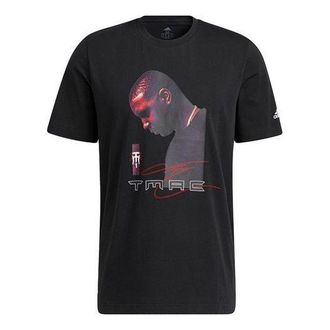 adidas Mens adidas Character Printing Athleisure Casual Sports Short Sleeve Black T-Shirt HS8515