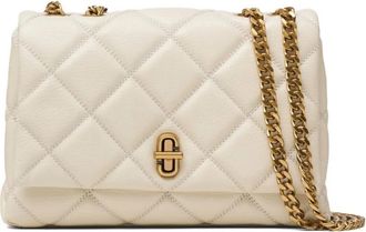 Marc Jacobs Gewatteerde Slim Dual Convertible Schoudertas - Dames - Schoudertassen - Wit - ONE Size - Wol - Tassen