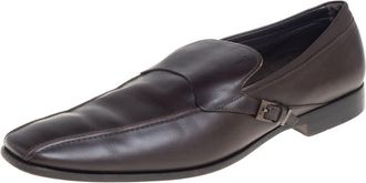 Tod's Tods Brown Leather Slip On Loafers