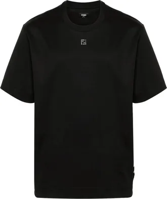 Fendi Logo Cotton T-shirt