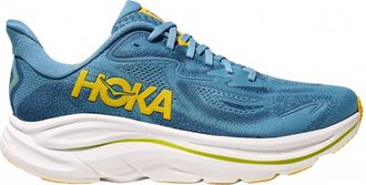 Hoka One One Mens Clifton 10 Running Shoes In Blue/foggy Night