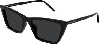 Saint Laurent SL737MICATHIN001 Cat-Eye Sunglasses - Black