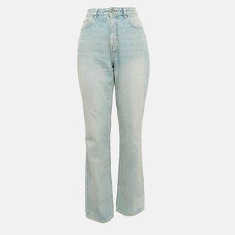 Ganni Ganni Light Blue Denim Straight Leg Jeans M Waist 29
