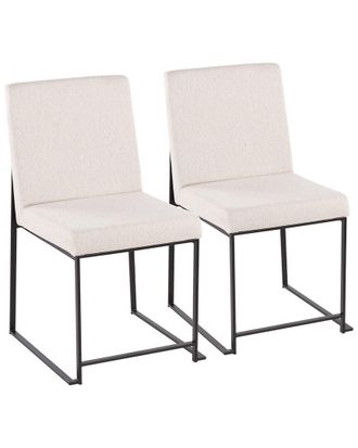 LumiSource High Back Fuji Dining Chair - Set Of 2