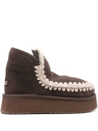 Mou Brown Eskimo Platform Boots