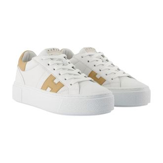 Hogan Womens H705 Sneaker White Calfskin