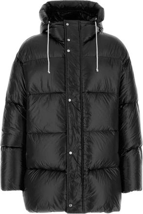Jil Sander Donsjack - Heren - Winterjassen - Zwart - M - Nylon - Jassen