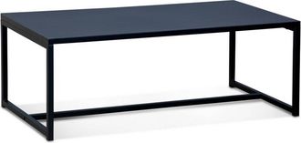 Sweeek Sweeek - Metal coffee table with metal legs, Industrielle, Black, 100x50x36 cm