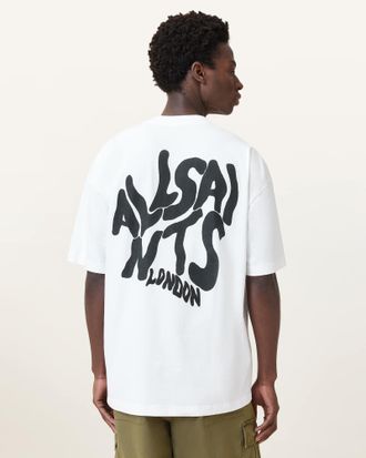 AllSaints Orlando Logo Print Oversized T-Shirt