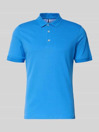Brax Brax Slim Fit Poloshirt aus Baumwoll-Mix Modell Pete in Royal, Gr&ouml;&szlig;e XXXL