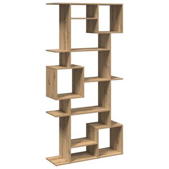 Berkfield Home Book Cabinet Artisian Oak 92x29x188 cm Engineered Wood in Brown | Size: 92 x 29 x 188 cm