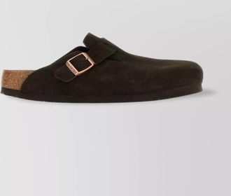 Birkenstock suede leather slippers