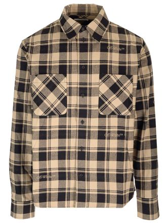 Off-white Check Flannel Shirt