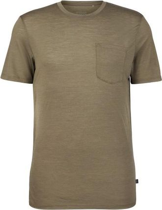 Stoic MerinoChill MMXX. G&ouml;teborg Pocket Tee Merinoshirt f&uuml;r Herren | beige