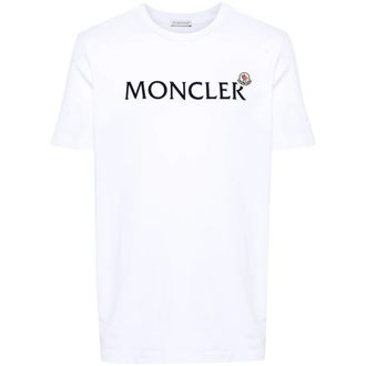 Moncler Flocked-logo Cotton T-shirt