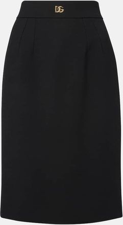 Dolce & Gabbana Gonna a tubino DG in lana vergine