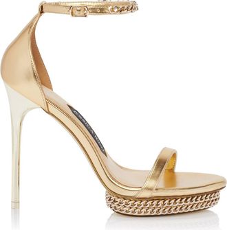 Jessica Rich Jessica Sandal in Gold at Nordstrom, Size 42