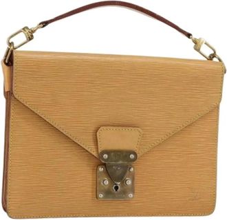 Louis Vuitton Pre-owned Vintage Handtas - Dames - Vintage Handtas - Beige - ONE Size - Leer - Vintage