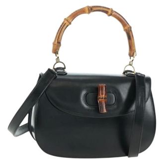 Gucci Pre-owned Handbags, female, Black, Size: ONE SIZE Pre-owned Vintage Hand Bag