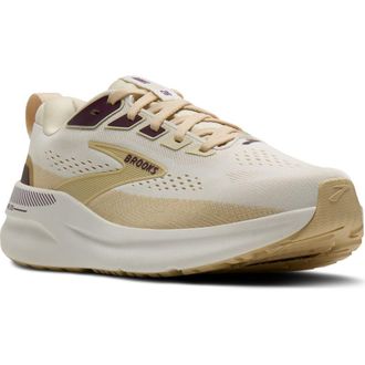 Brooks Ariel GTS 26 Running Shoe in Coconut/Sand/Potent Purple at Nordstrom, Size 10.5