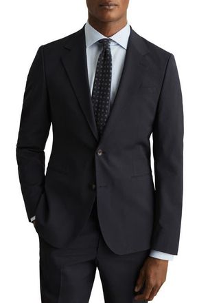 Reiss Promise Wool Blend Sport Coat in Navy at Nordstrom, Size 46Regular