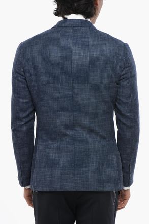 Corneliani Blazer Semifoderato GATE con Motivo Pied de Poule Corneliani