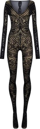 Wolford Paisley Tattoo Catsuit