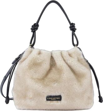 Lancaster Moumoute M Schoudertas - Dames - Tassen - Beige - Maat: ONE Size Poliester