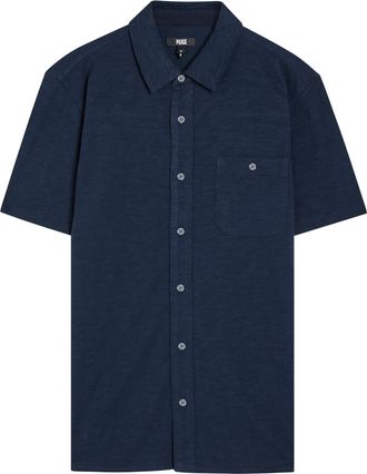 Paige Carillo Cotton Shirt - Navy - Xxl