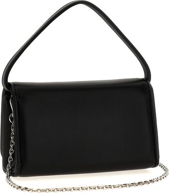 Roger Vivier Womens Shoulder Bag Black Lamb Leather