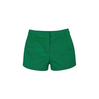 Malo Pantalones cortos de tiro medio en color liso - Shorts - Mujer - Verde - M
