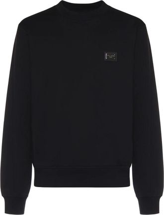 Dolce & Gabbana Sweatshirts - Heren - Sweatshirts - Zwart - XL - Katoen - Hoodies & sweatvesten
